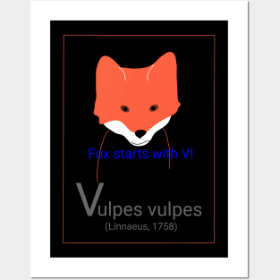 Fox starts with V! Posters and Art